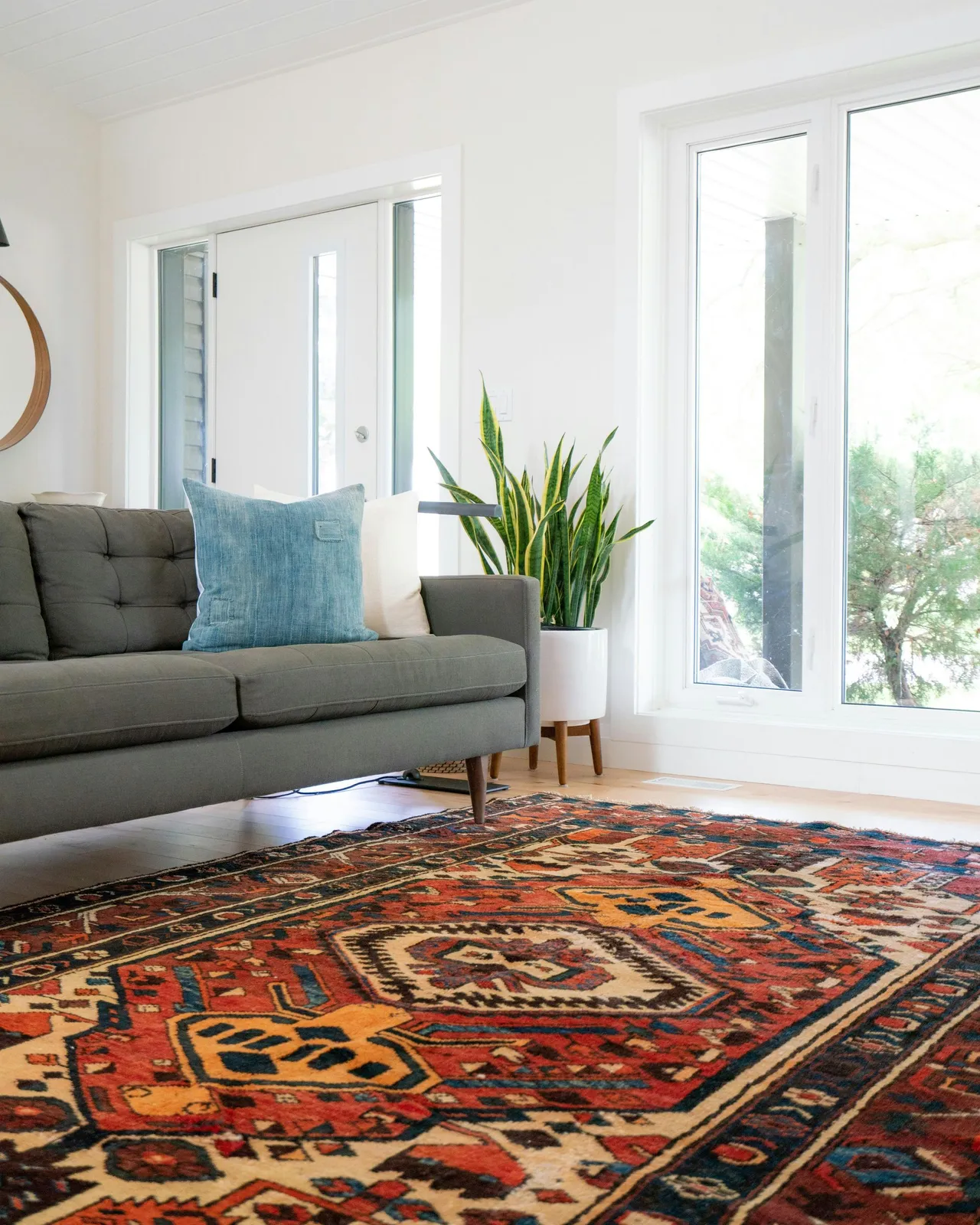 Cleaning a Carpet with Vacuum Cleaner