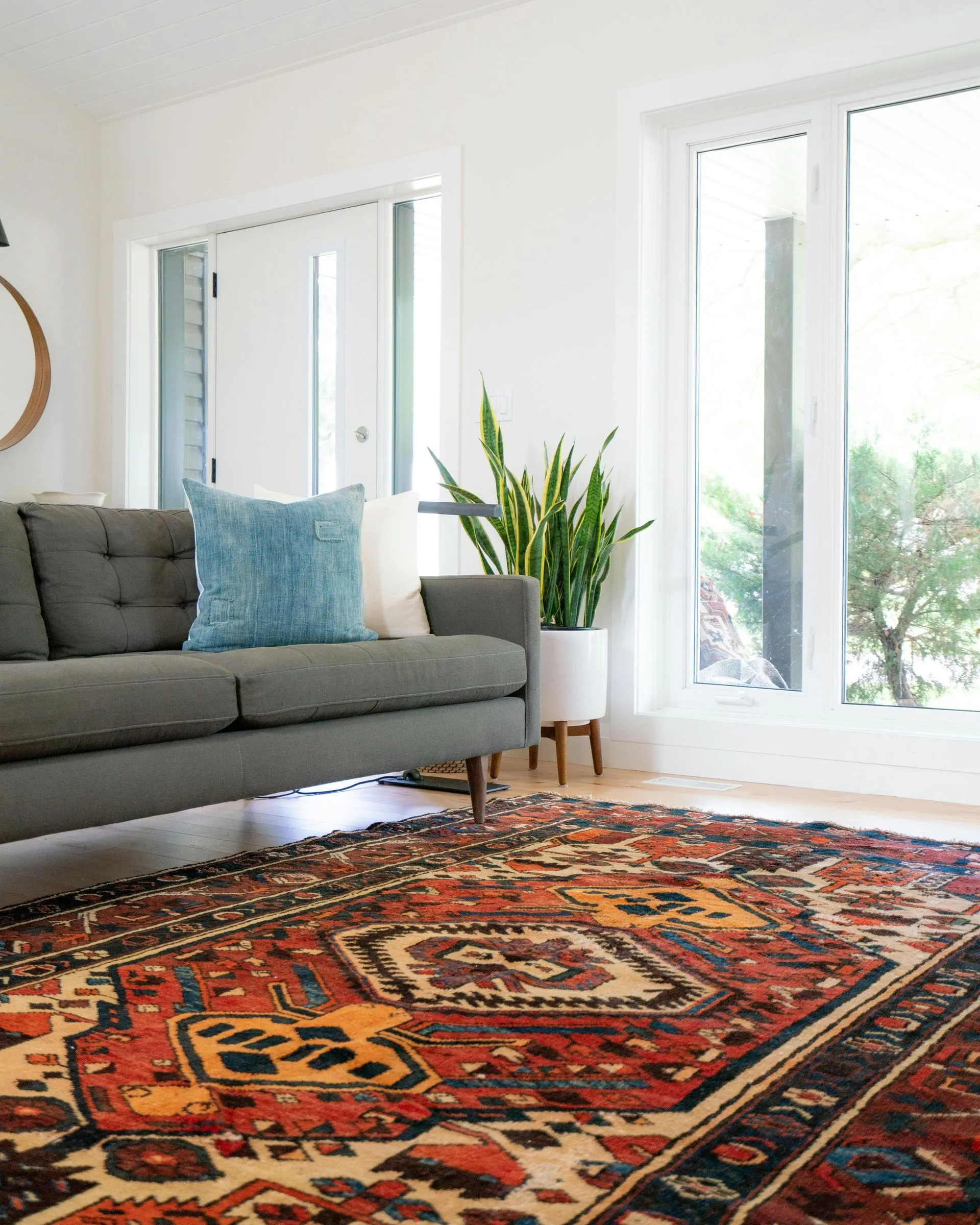 Cleaning a Carpet with Vacuum Cleaner